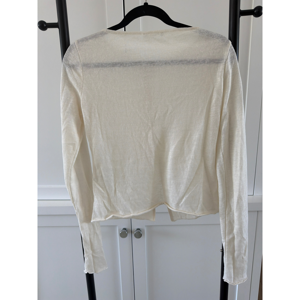 Zara White Longsleeve Top - Picture 4 of 4